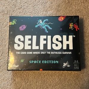 Selfish: Space Edition card game NIB